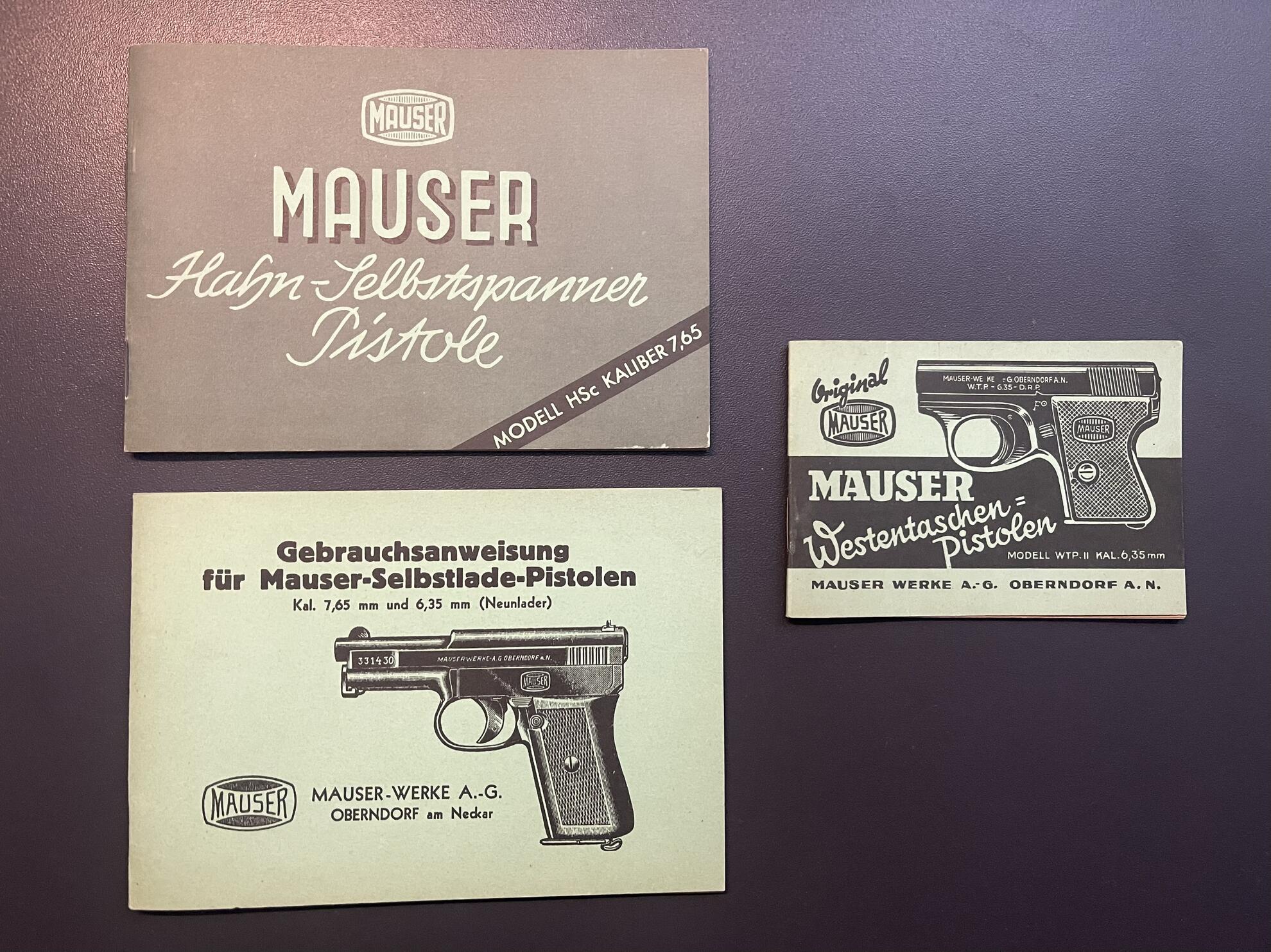 Handleiding diverse pistolen