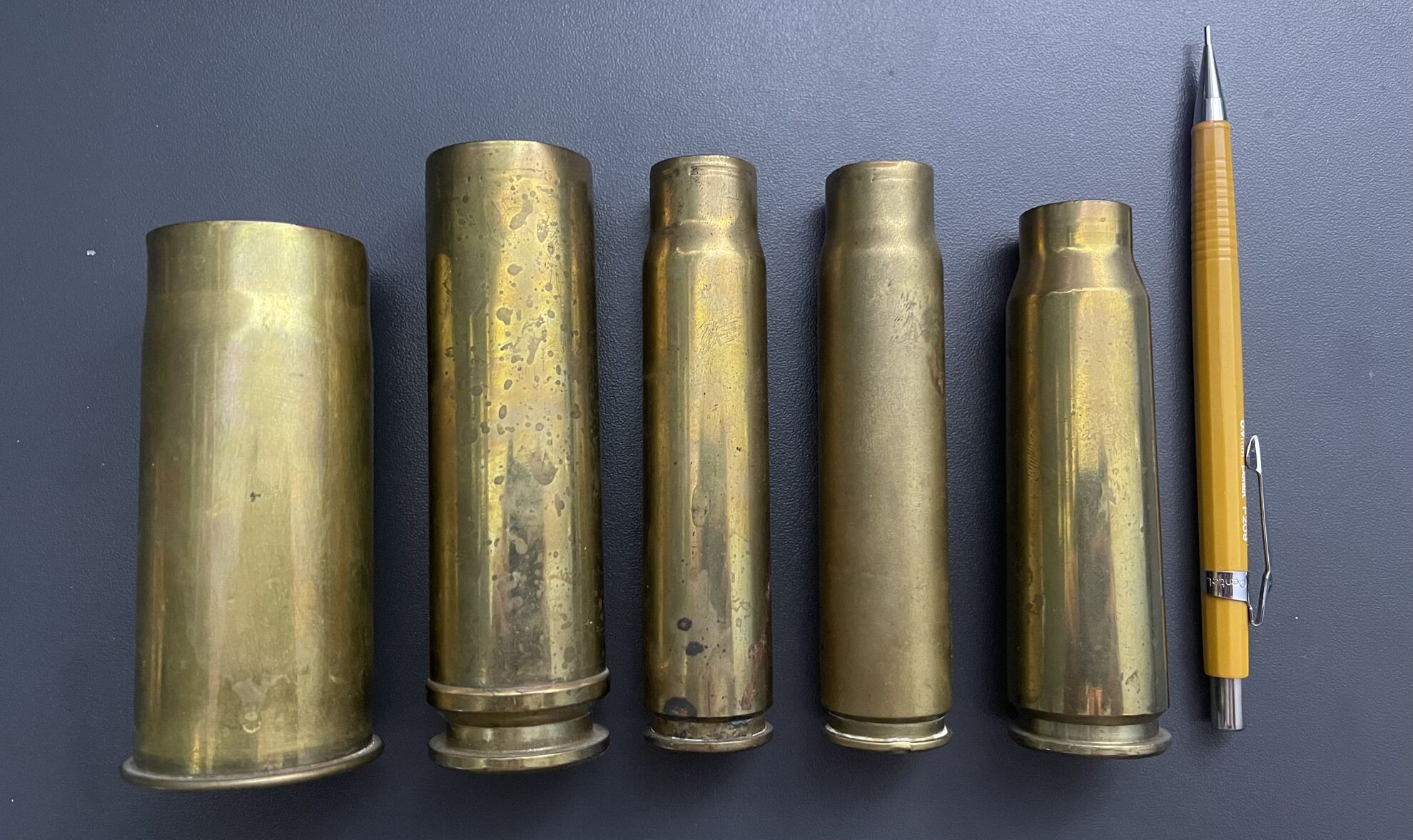 Verschillende hulzen